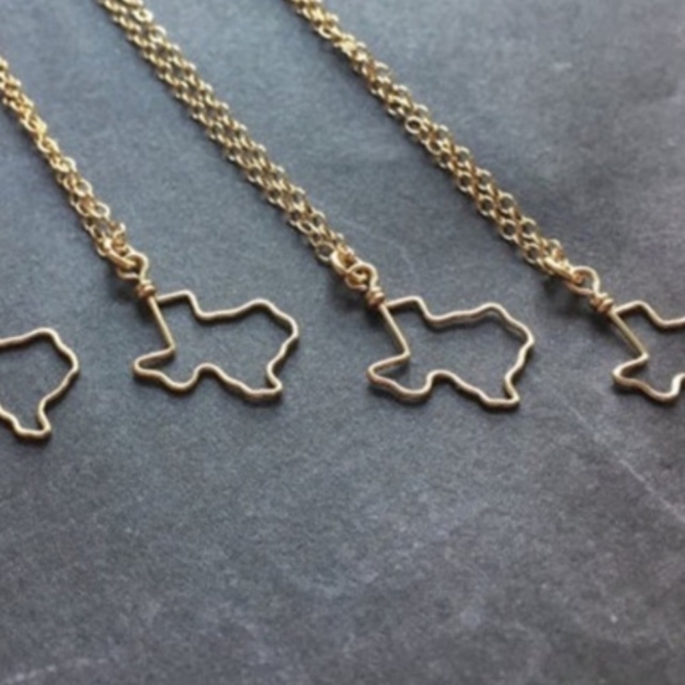 Dainty Texas Pendent Necklace